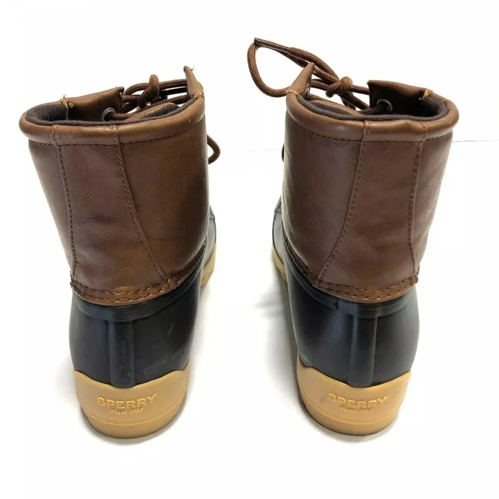 Sperry Big Kids’ Port Brown Waterproof Winter Boots, Boys’ Size 4 M